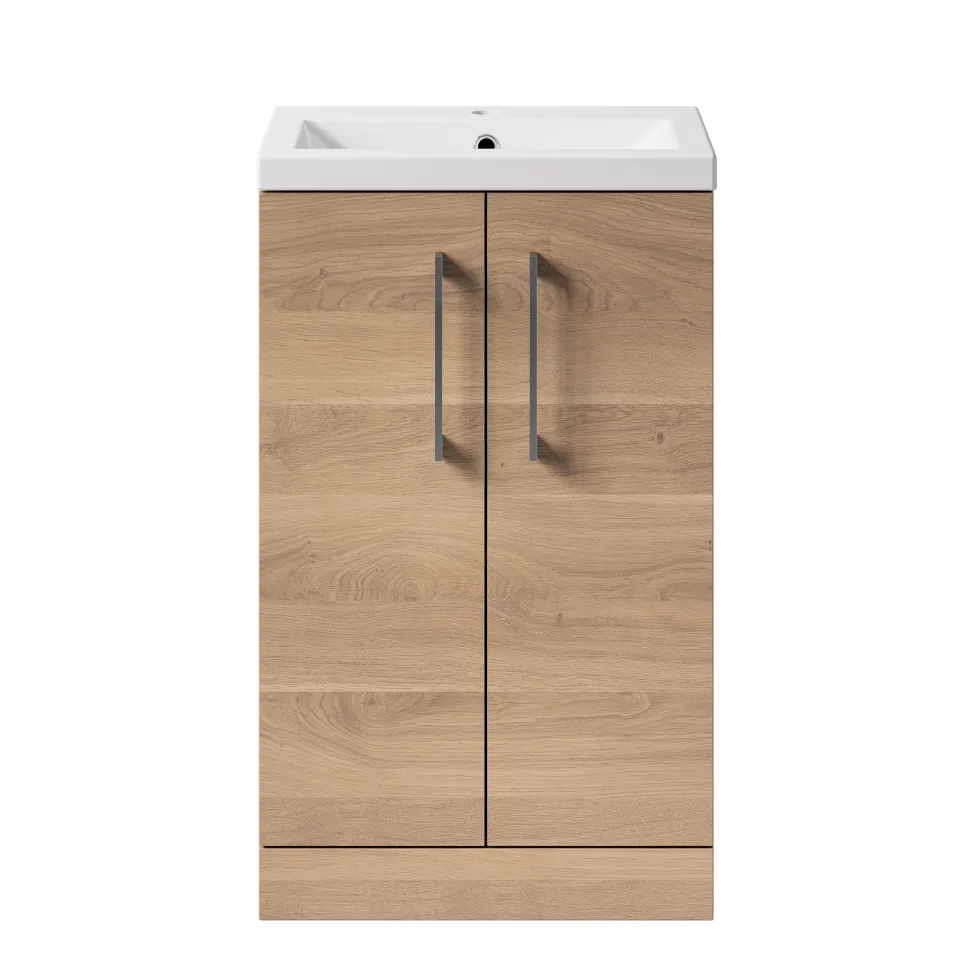 Erin Compact 500mm Floorstanding Cloakroom Vanity Unit & Basin