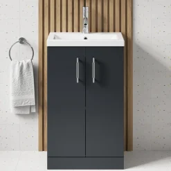 Erin Compact 500mm Floorstanding Cloakroom Vanity Unit & Basin