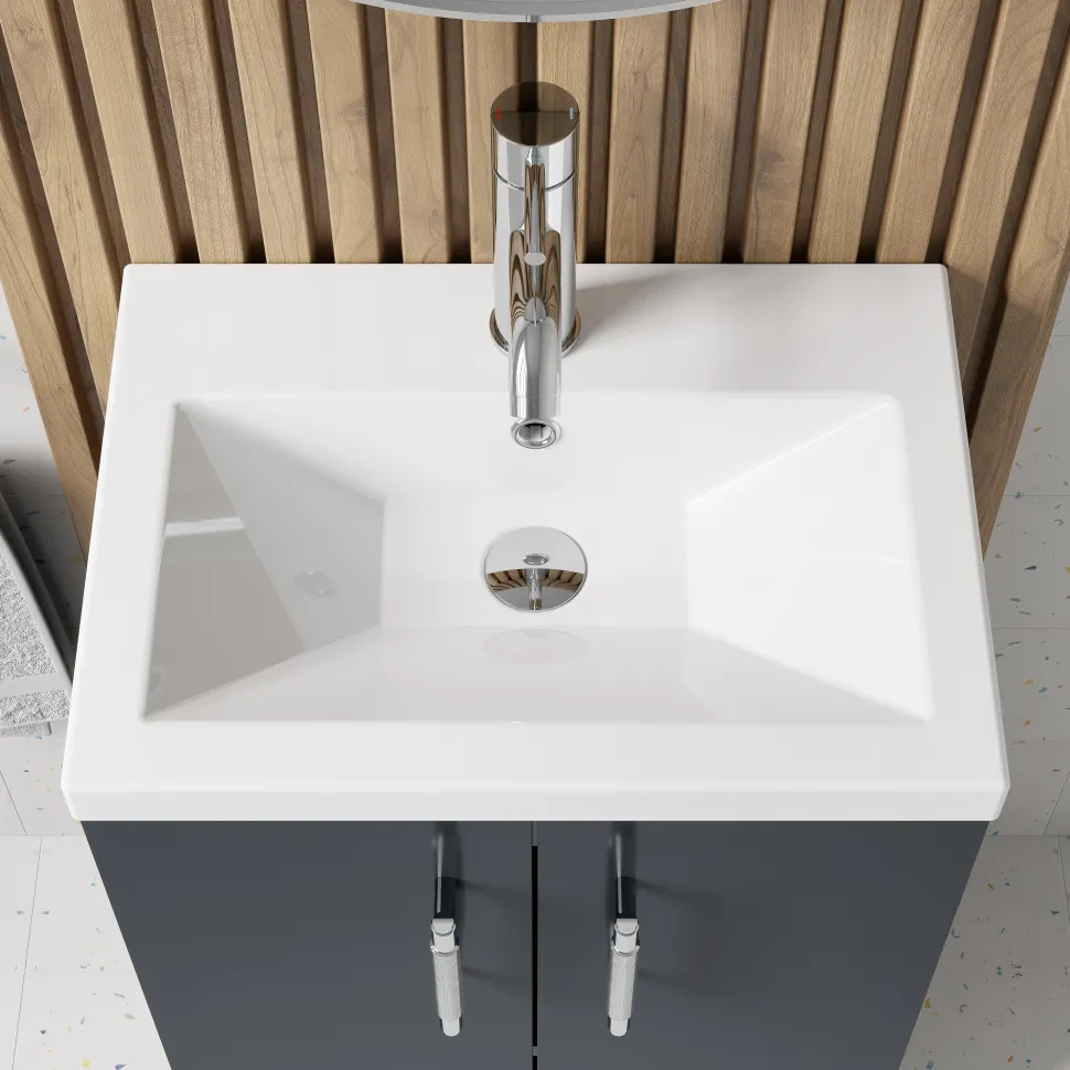 Erin Compact 500mm Floorstanding Cloakroom Vanity Unit & Basin