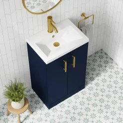 Erin Compact 500mm Floorstanding Cloakroom Vanity Unit & Basin