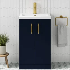 Erin Compact 500mm Floorstanding Cloakroom Vanity Unit & Basin