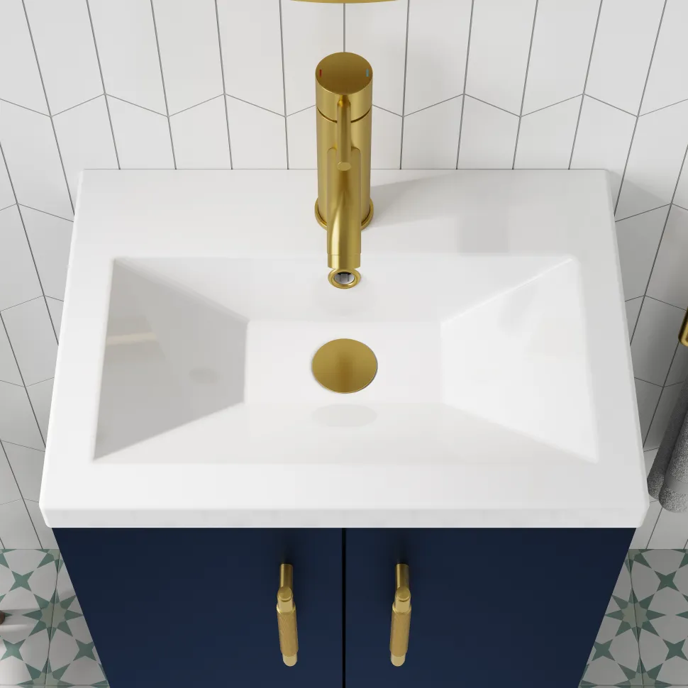 Erin Compact 500mm Floorstanding Cloakroom Vanity Unit & Basin