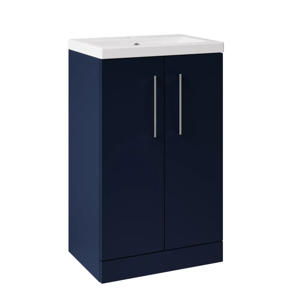 Erin Compact 500mm Floorstanding Cloakroom Vanity Unit & Basin