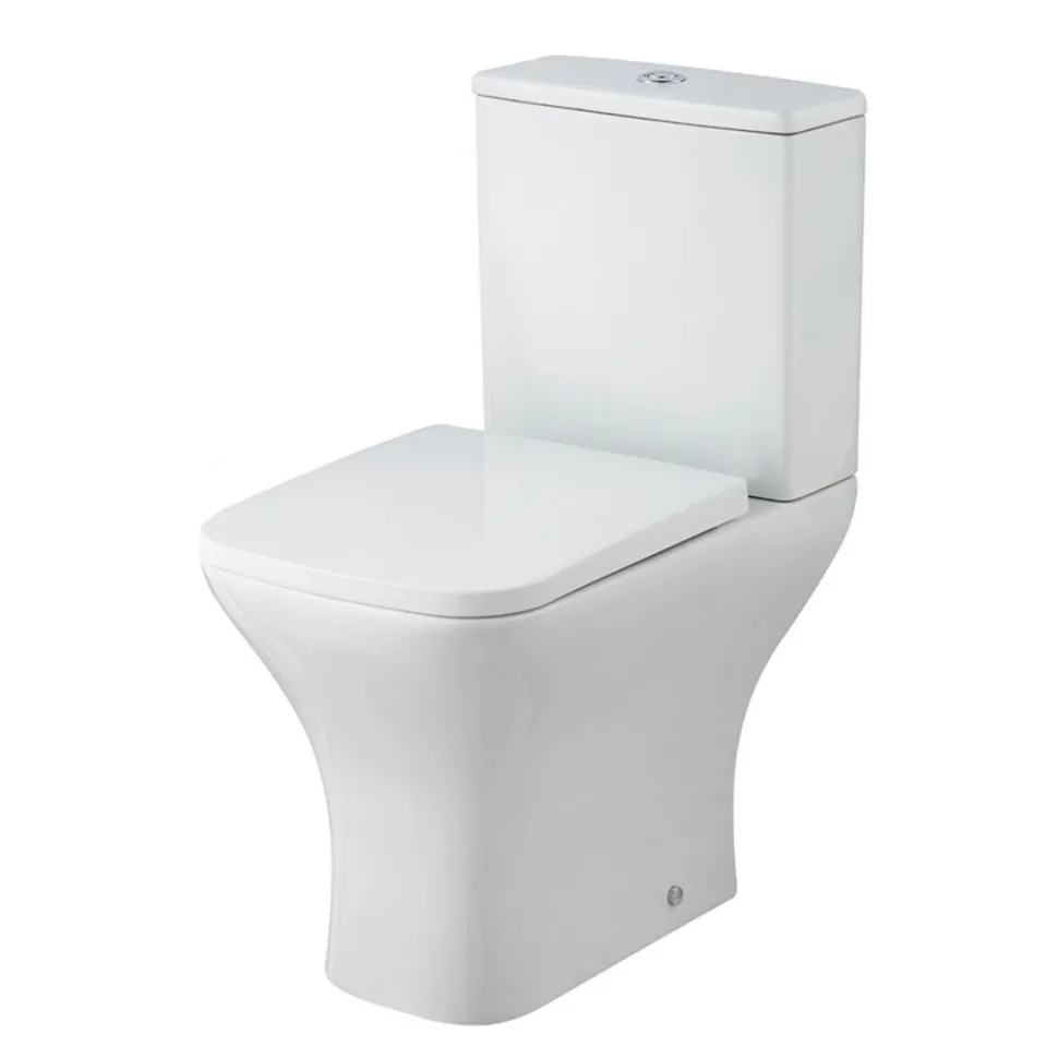 Erin Complete Bathroom Suite with Reinforced Bath & Rimless Toilet