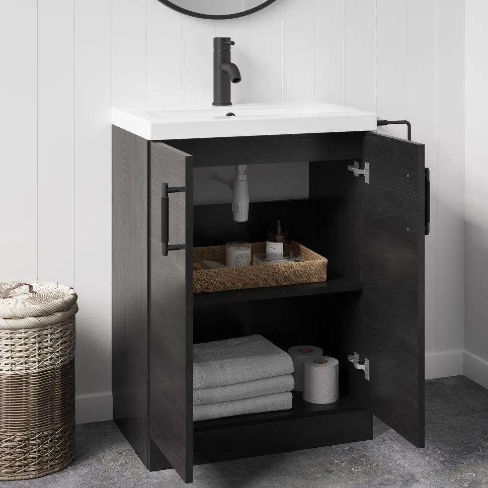 Erin Complete Bathroom Suite with Reinforced Bath & Rimless Toilet