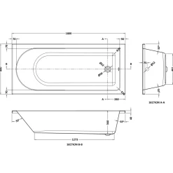 Erin Complete Vanity Unit Bathroom Suite with Rimless Toilet