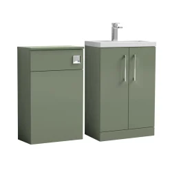 Erin 1000mm 2 Door Combination Basin & Toilet Unit