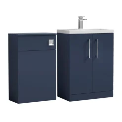 Erin 1100mm 2 Door Combination Basin & Toilet Unit
