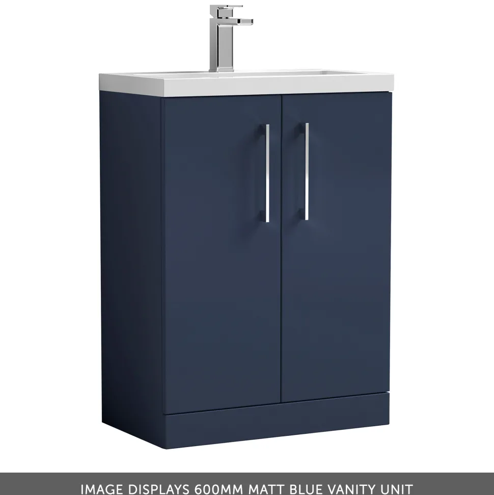 Erin 1100mm 2 Door Combination Basin & Toilet Unit