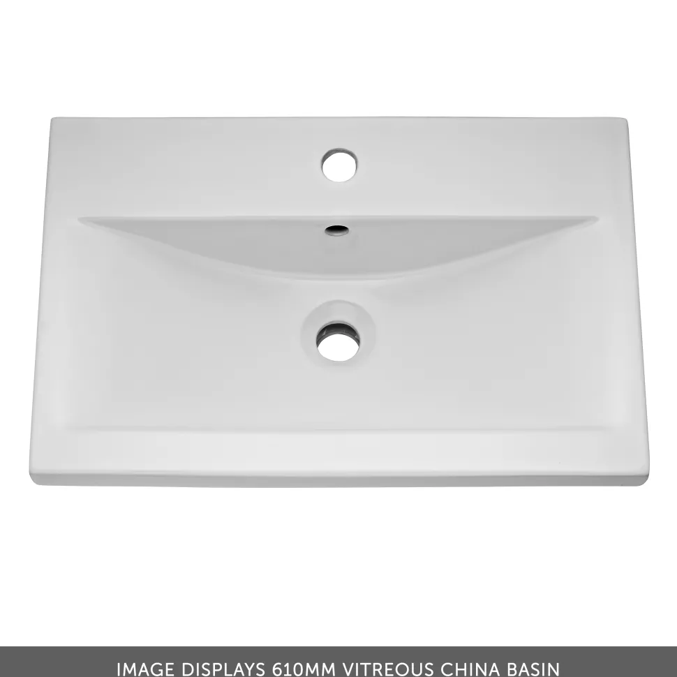 Erin 600mm Floorstanding 2 Door Vanity Unit & Basin