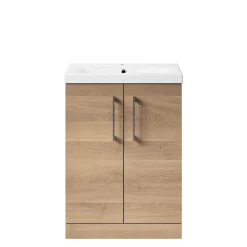 Erin 600mm Floorstanding 2 Door Vanity Unit & Basin