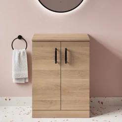 Erin 600mm Floorstanding 2 Door Vanity Unit & Countertop