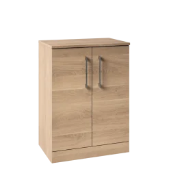 Erin 600mm Floorstanding 2 Door Vanity Unit & Countertop