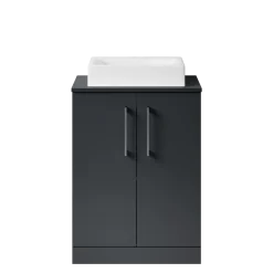 Erin 600mm Floorstanding 2 Door Vanity Unit & Countertop