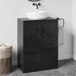 Erin 600mm Floorstanding 2 Door Vanity Unit & Countertop