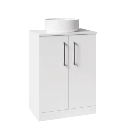 Erin 600mm Floorstanding 2 Door Vanity Unit & Countertop