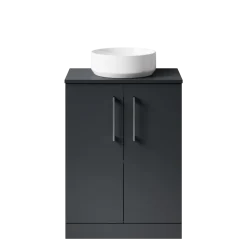 Erin 600mm Floorstanding 2 Door Vanity Unit & Countertop