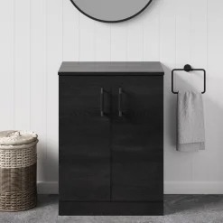 Erin 600mm Floorstanding 2 Door Vanity Unit & Countertop