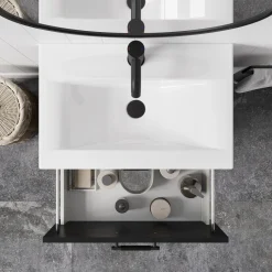 Erin 600mm Floorstanding 2 Drawer Vanity Unit & Basin