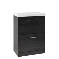 Erin 600mm Floorstanding 2 Drawer Vanity Unit & Basin