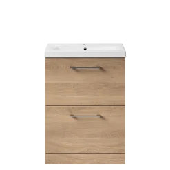 Erin 600mm Floorstanding 2 Drawer Vanity Unit & Basin
