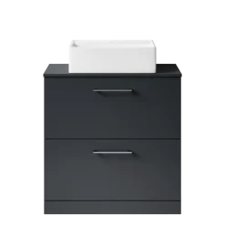 Erin 800mm Floorstanding 2 Drawer Vanity Unit & Countertop