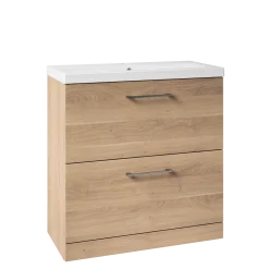 Erin 800mm Floorstanding 2 Drawer Vanity Unit & Basin