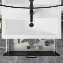 Erin 800mm Floorstanding 2 Drawer Vanity Unit & Basin