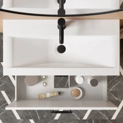 Erin 800mm Floorstanding 2 Drawer Vanity Unit & Basin