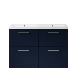 Erin 1200mm Floorstanding 4 Drawer Vanity Unit & Double Basin
