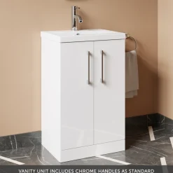 Erin 500mm Floorstanding Vanity Unit & Basin