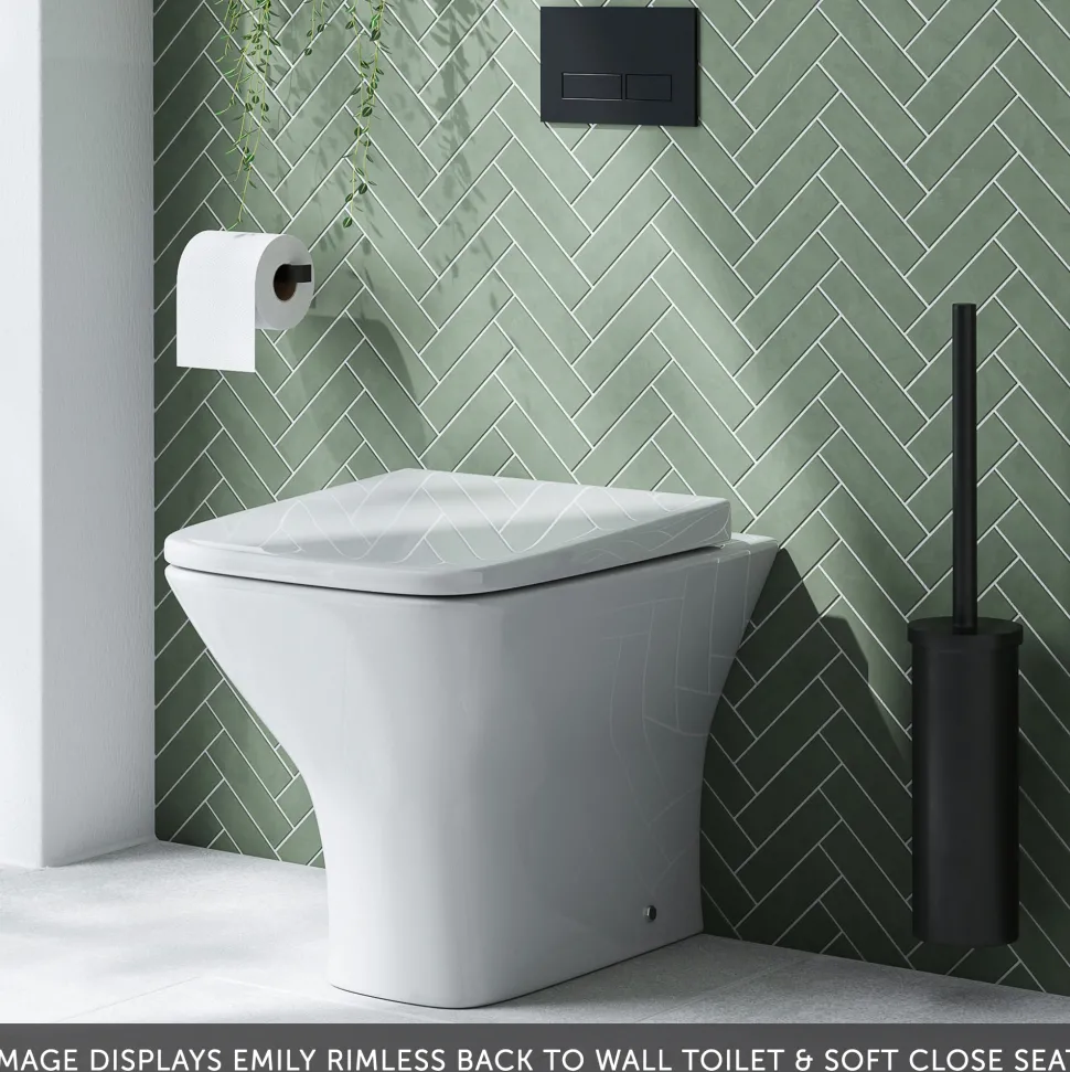 Erin 1100mm Soft Black Combination Bathroom 2 Door Sink & Toilet Unit