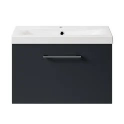 Erin 600mm Wall Mounted 1 Drawer Vanity Unit & Basin