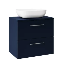 Erin 600mm Wall Mounted 2 Drawer Vanity Unit & Countertop