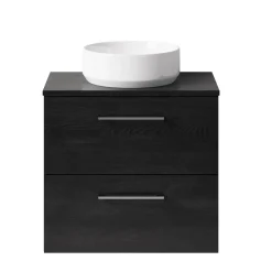 Erin 600mm Wall Mounted 2 Drawer Vanity Unit & Countertop