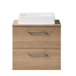 Erin 600mm Wall Mounted 2 Drawer Vanity Unit & Countertop