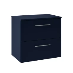 Erin 600mm Wall Mounted 2 Drawer Vanity Unit & Countertop