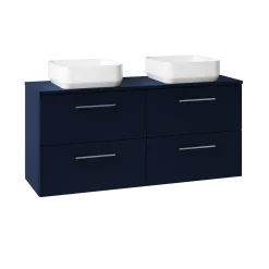 Erin 1200mm Wall Mounted 4 Drawer Vanity Unit & Double Countertop