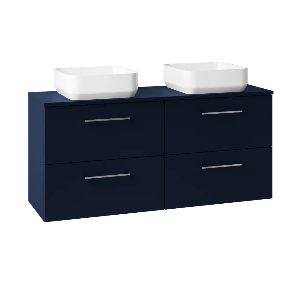 Erin 1200mm Wall Mounted 4 Drawer Vanity Unit & Double Countertop