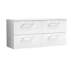 Erin 1200mm Wall Mounted 4 Drawer Vanity Unit & Double Countertop