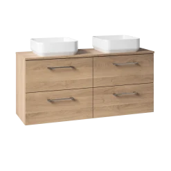 Erin 1200mm Wall Mounted 4 Drawer Vanity Unit & Double Countertop