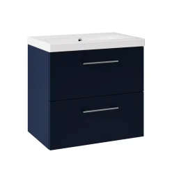Erin 600mm Wall Mounted 2 Drawer Vanity Unit & Basin