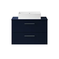 Erin 800mm Wall Mounted 2 Drawer Vanity Unit & Countertop