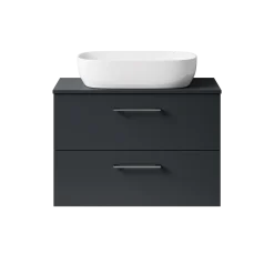 Erin 800mm Wall Mounted 2 Drawer Vanity Unit & Countertop