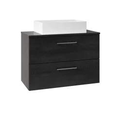 Erin 800mm Wall Mounted 2 Drawer Vanity Unit & Countertop