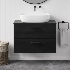 Erin 800mm Wall Mounted 2 Drawer Vanity Unit & Countertop