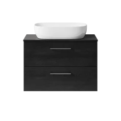 Erin 800mm Wall Mounted 2 Drawer Vanity Unit & Countertop