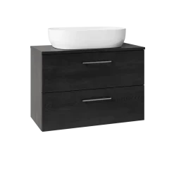 Erin 800mm Wall Mounted 2 Drawer Vanity Unit & Countertop
