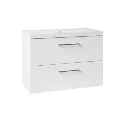 Erin 800mm Wall Mounted 2 Drawer Vanity Unit & Basin