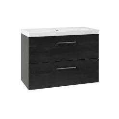 Erin 800mm Wall Mounted 2 Drawer Vanity Unit & Basin
